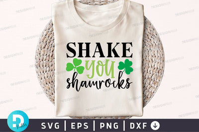 Shake you shamrocks SVG Design SVG Regulrcrative 