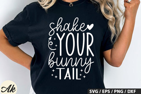 Shake Your Bunny Tail SVG And Sticker Design SVG akazaddesign 