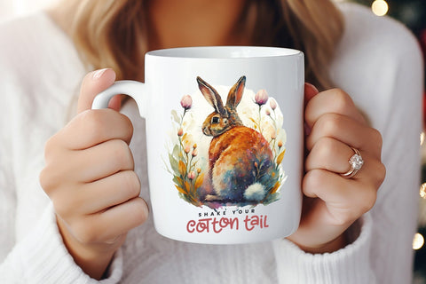 Shake Your Cotton Tail, Easter Sublimation Sublimation CraftLabSVG 