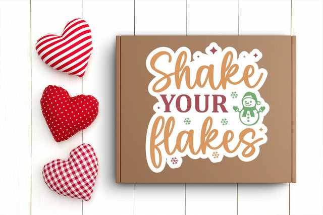 Shake your flakes Png Sticker Design SVG Designangry 