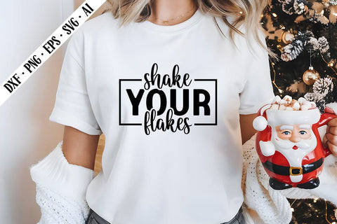 Shake Your Flakes Svg, Christmas Svg Designs SVG shah alam 