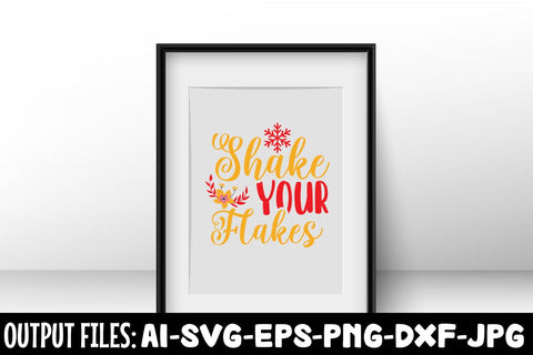 Shake Your Flakes SVG DESIGN SVG Rafiqul20606 