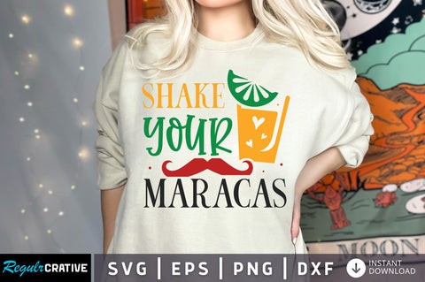 Shake your maracas SVG design SVG Regulrcrative 