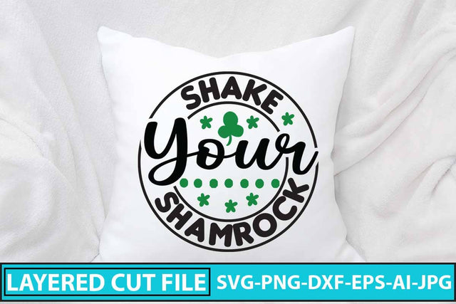 Shake Your Shamrock SVG Cut File SVG Syaman 
