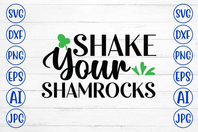 Shake Your Shamrocks SVG Cut File SVG Syaman 