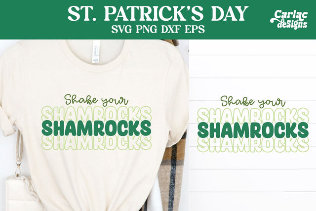 Shake your Shamrocks SVG, St Patrick's Day SVG SVG Carla C Designs 