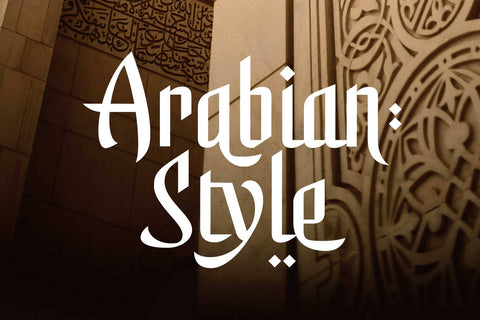 Shamirah – Arabic Style Display Font Font Arterfak Project 