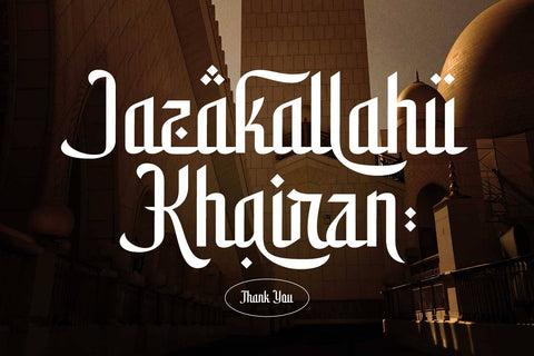 Shamirah – Arabic Style Display Font Font Arterfak Project 