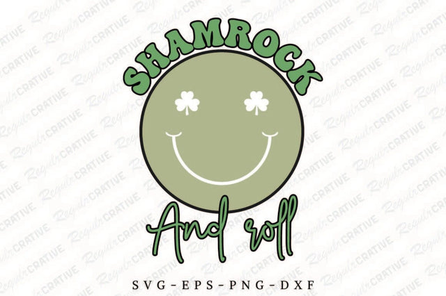 Shamrock And Roll SVG Design SVG Regulrcrative 