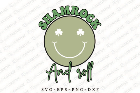 Shamrock And Roll SVG Design SVG Regulrcrative 