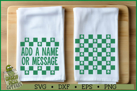 Shamrock Checkerboard SVG Files SVG Crunchy Pickle 