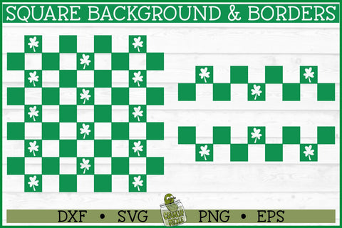 Shamrock Checkerboard SVG Files SVG Crunchy Pickle 