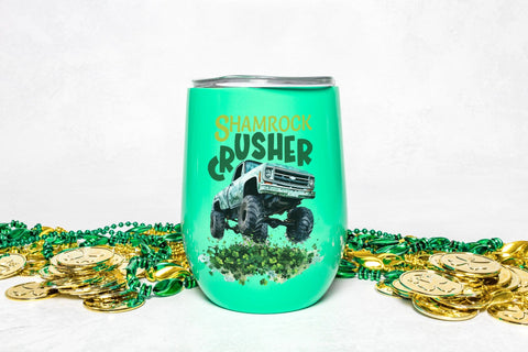 Shamrock Crusher | St. Patrick's Day Sublimation Sublimation CraftLabSVG 