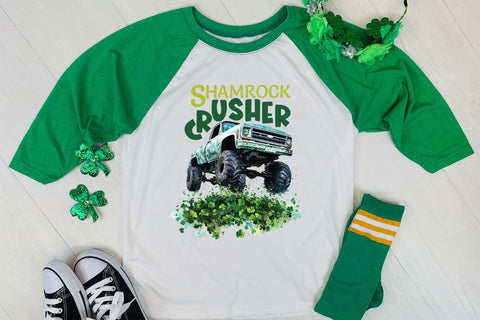 Shamrock Crusher | St. Patrick's Day Sublimation Sublimation CraftLabSVG 