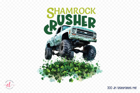 Shamrock Crusher | St. Patrick's Day Sublimation Sublimation CraftLabSVG 