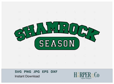 Shamrock Season Laser SVG EPS Cut File SVG HarperNCo 