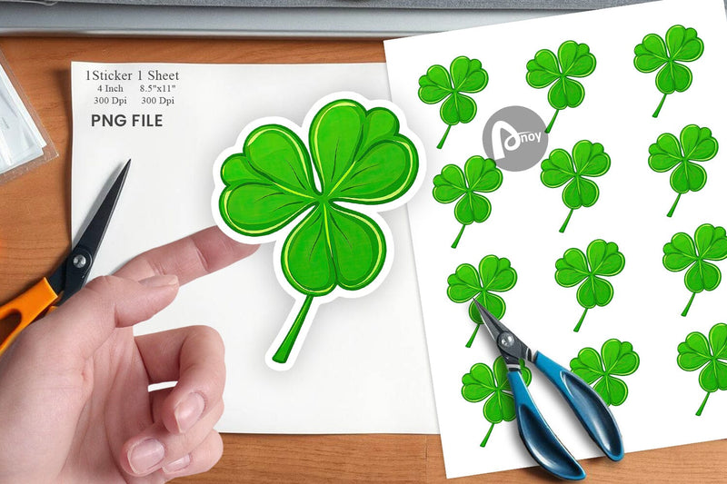 Shamrock Sticker Sublimation artnoy 