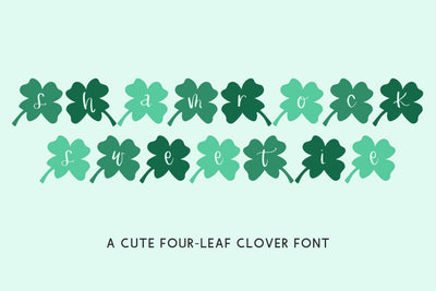 Shamrock Sweetie Font Font Beck McCormick 