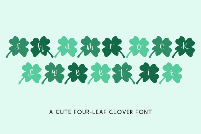 Shamrock Sweetie Font Font Beck McCormick 