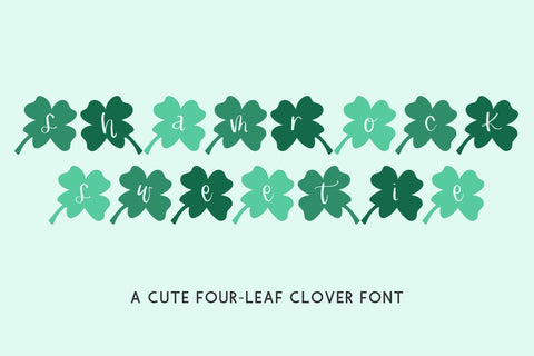 Shamrock Sweetie Font Font Beck McCormick 