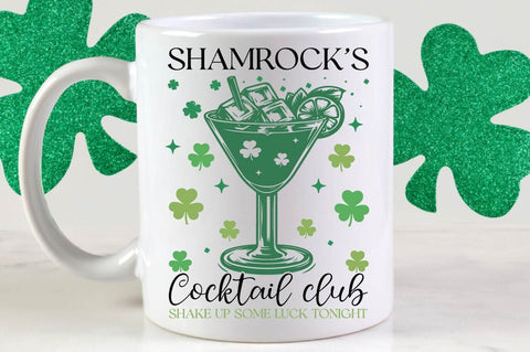 Shamrock’s Cocktail Club SVG Design SVG Regulrcrative 