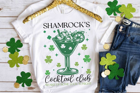 Shamrock’s Cocktail Club SVG Design SVG Regulrcrative 