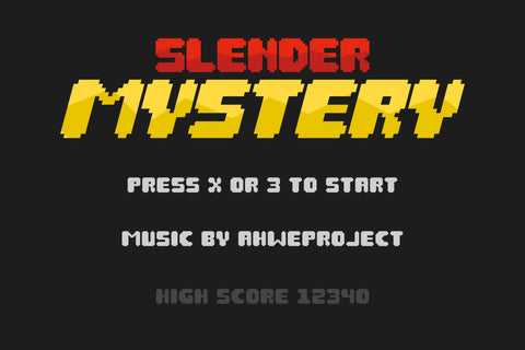 Shape Bit Font ahweproject 