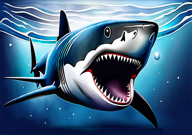 Shark Cutting Board Sublimation Regulrcrative 