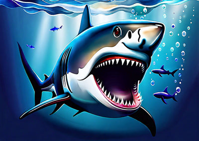 Shark Cutting Board Sublimation Regulrcrative 