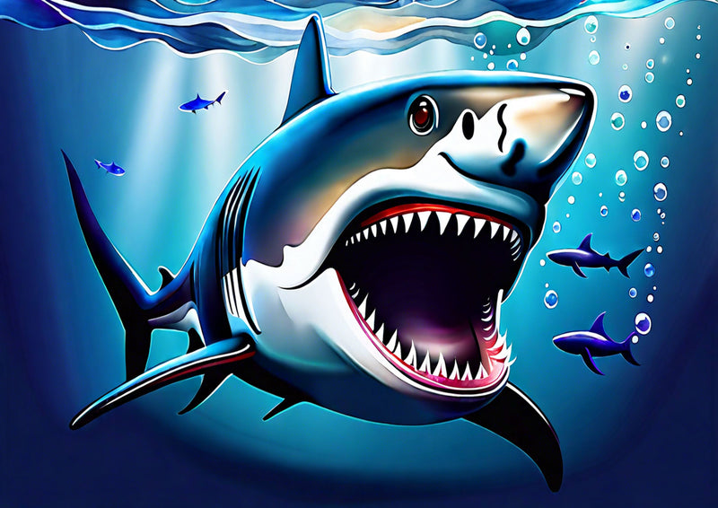 Shark Cutting Board Sublimation Regulrcrative 