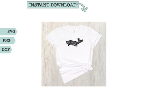 Shark Mandala Vinyl SVG Sharia Morton Designs 