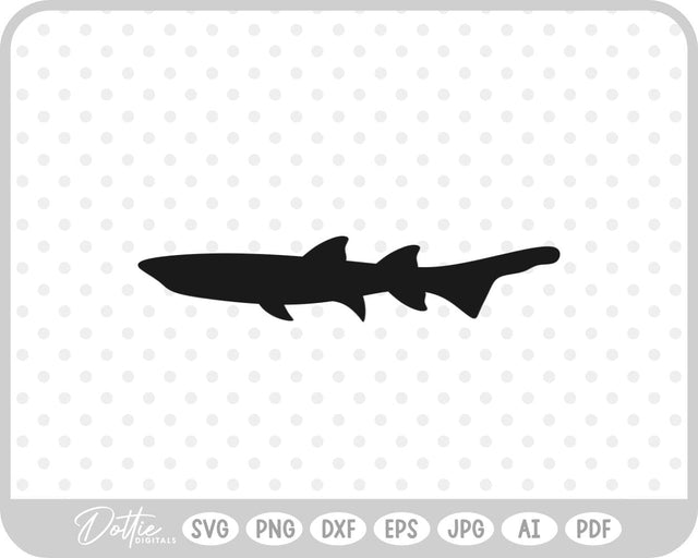 Shark Silhouette SVG DottieDigitals 