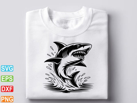 Shark Svg, Shark Clipart, Shark Laser File SVG Creativeart88 