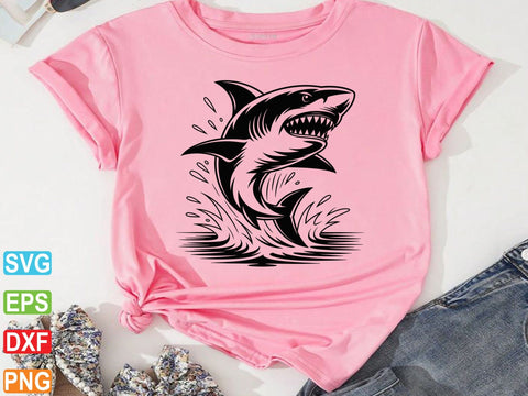 Shark Svg, Shark Clipart, Shark Laser File SVG Creativeart88 