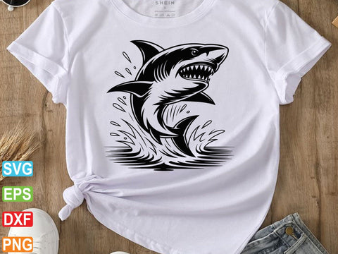 Shark Svg, Shark Clipart, Shark Laser File SVG Creativeart88 
