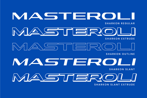 Sharkon Font ahweproject 