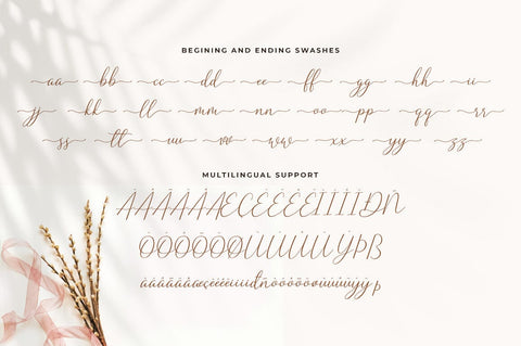 Sharland Luxury Script Font Heinzel Studio 