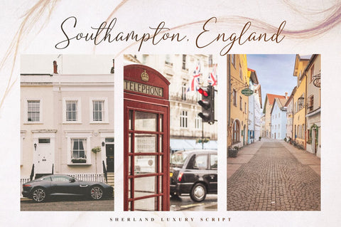 Sharland Luxury Script Font Heinzel Studio 