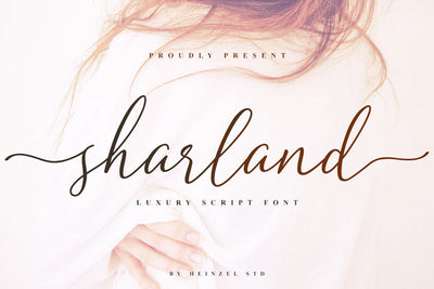 Sharland Luxury Script Font Heinzel Studio 
