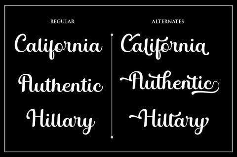 Shattar Script Font RomieStudio 