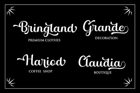 Shattar Script Font RomieStudio 