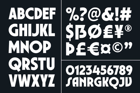 Shawkind - Display Font Font Arterfak Project 