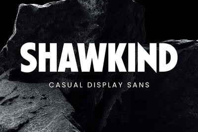 Shawkind - Display Font Font Arterfak Project 