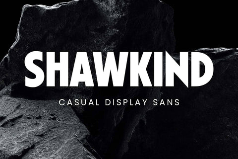 Shawkind - Display Font Font Arterfak Project 