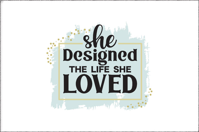 She designed a life she loved messy bun png sublimation design download, messy bun woman png, business woman png, sublimate download Sublimation Jagonath Roy 