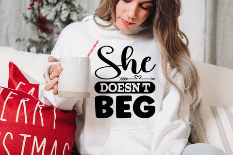 She doesn t beg SVG Angelina750 