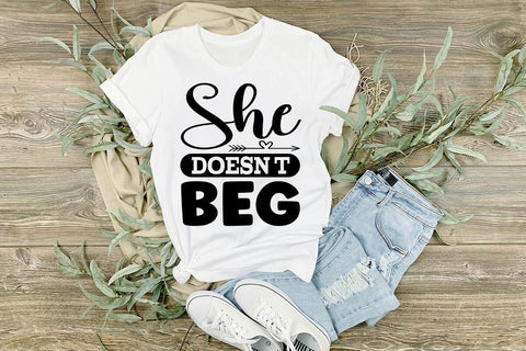 She doesn t beg SVG Angelina750 