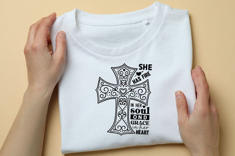 she has fire in her soul ond grace SVG Angelina750 