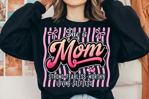 She is Mom SVG, Mother's Day SVG, Mom PNG SVG SVG Studio 