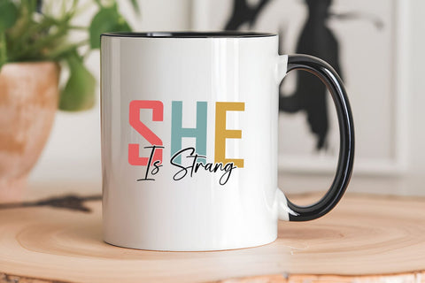 She Is Strang SVG Angelina750 